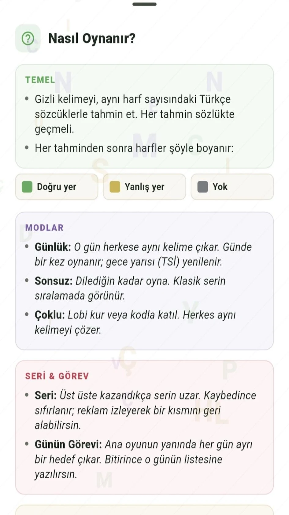 Kelimece screenshot